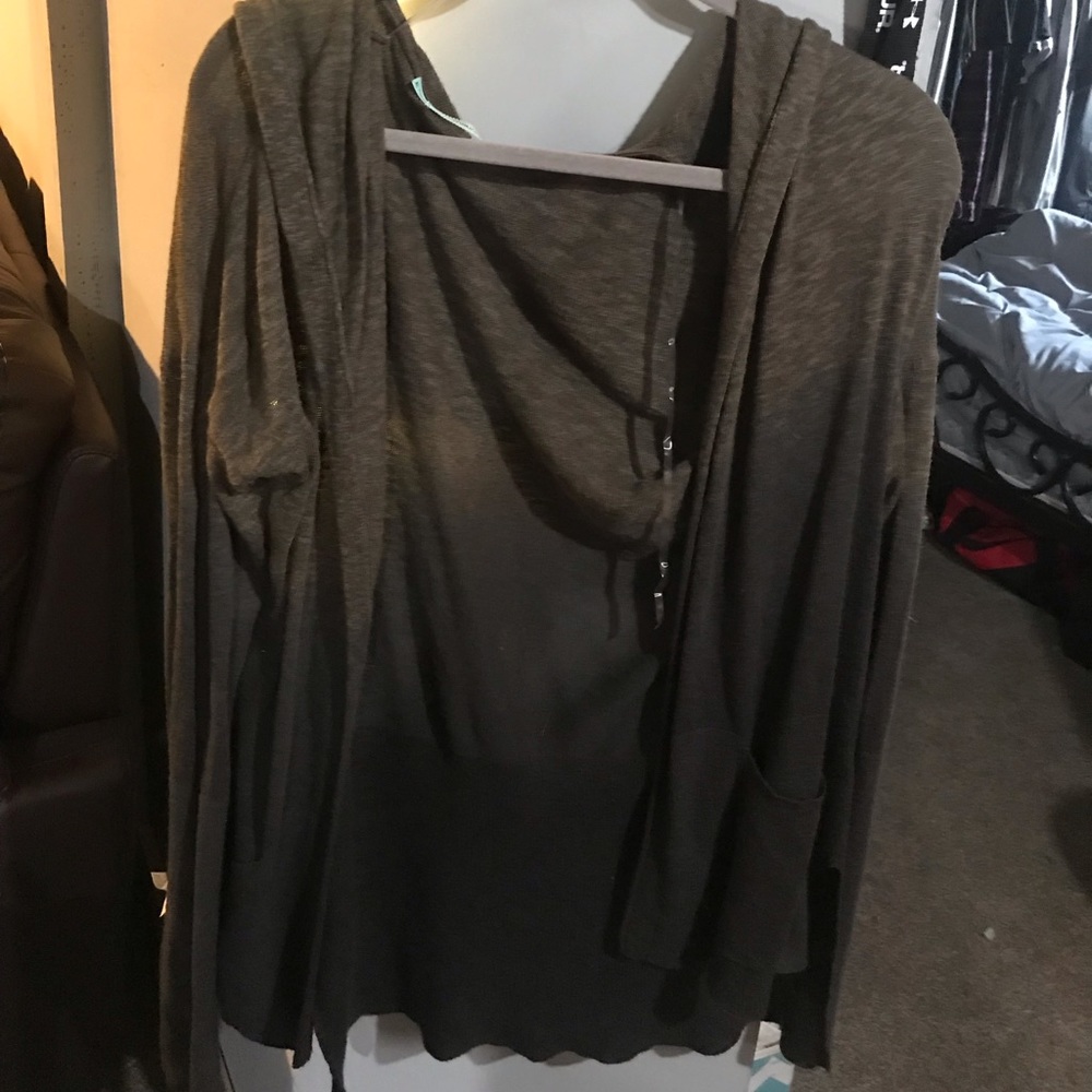 Green ombré Cardigan